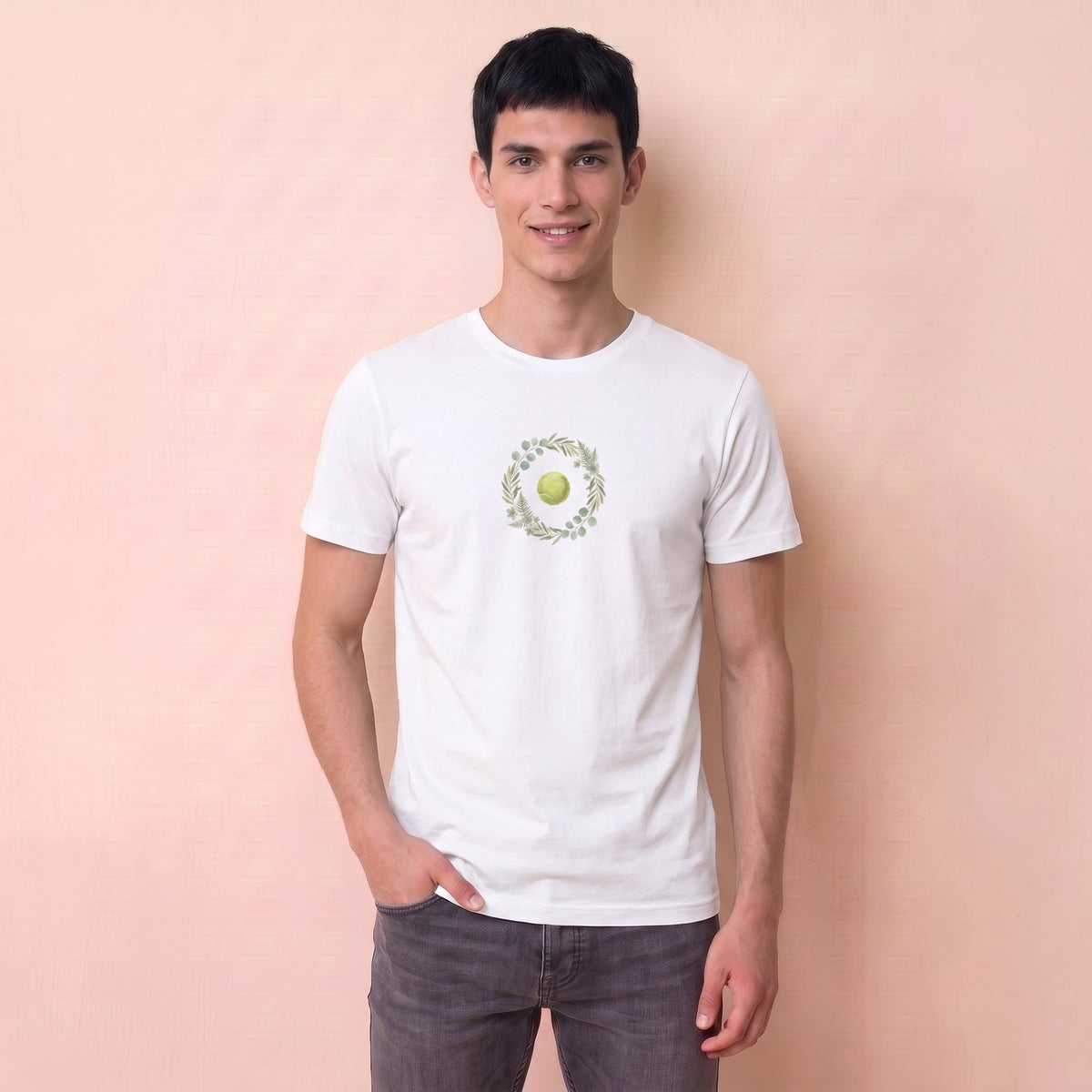 Botanical encircling T-Shirt