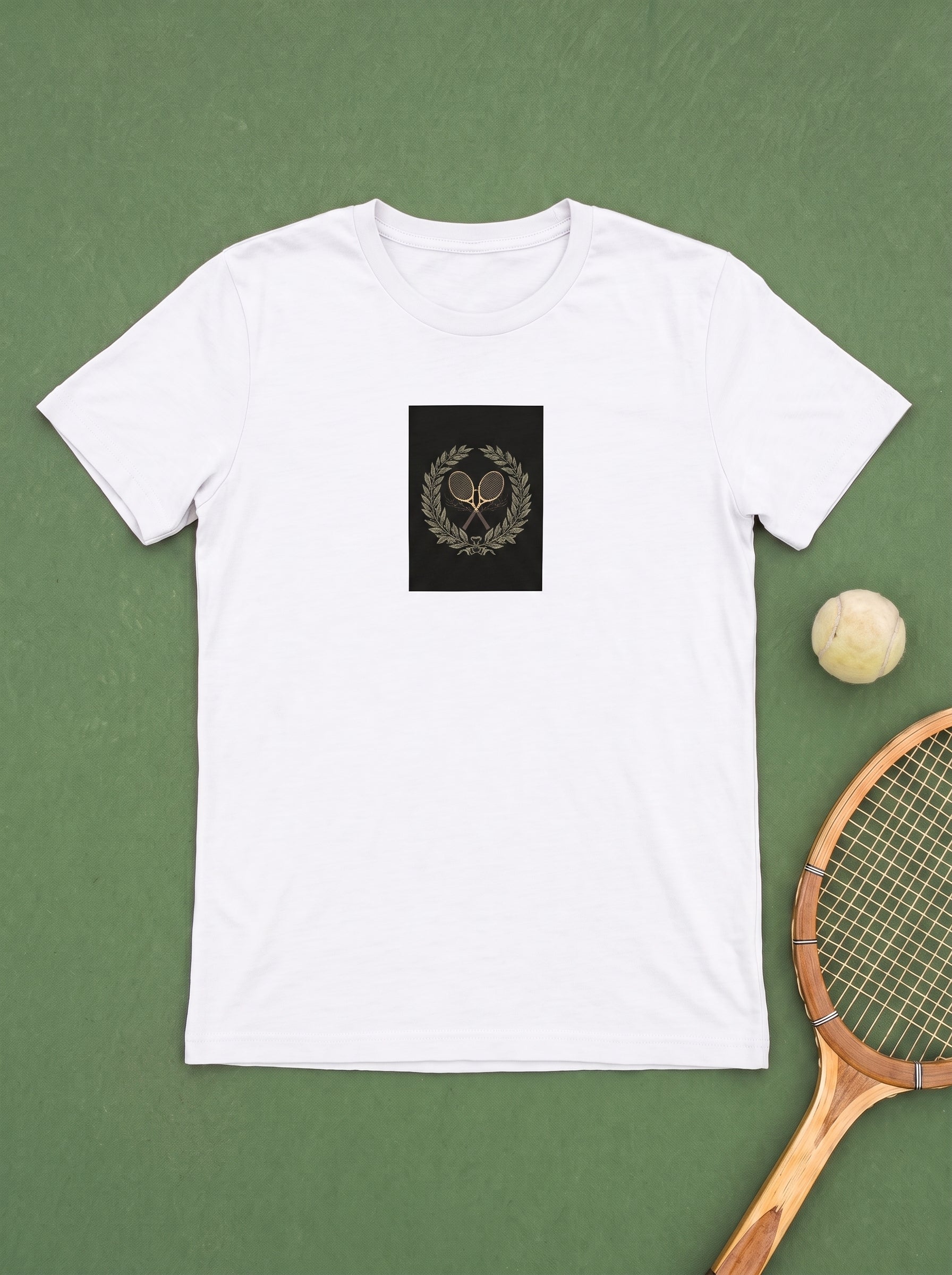 T-Shirt mit Kästchen-Siegel