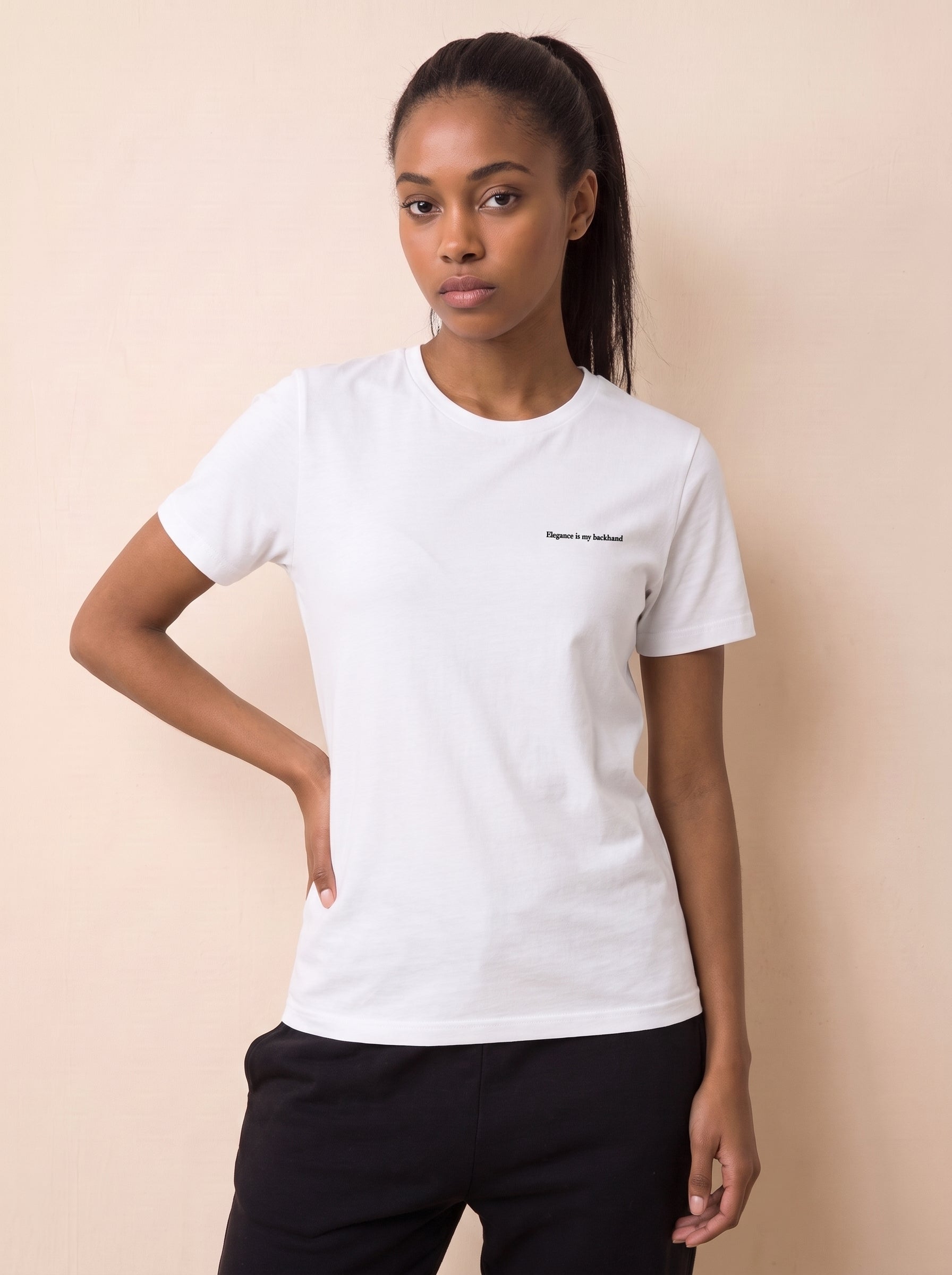 Eleganz ist meine Rückhand T-Shirt