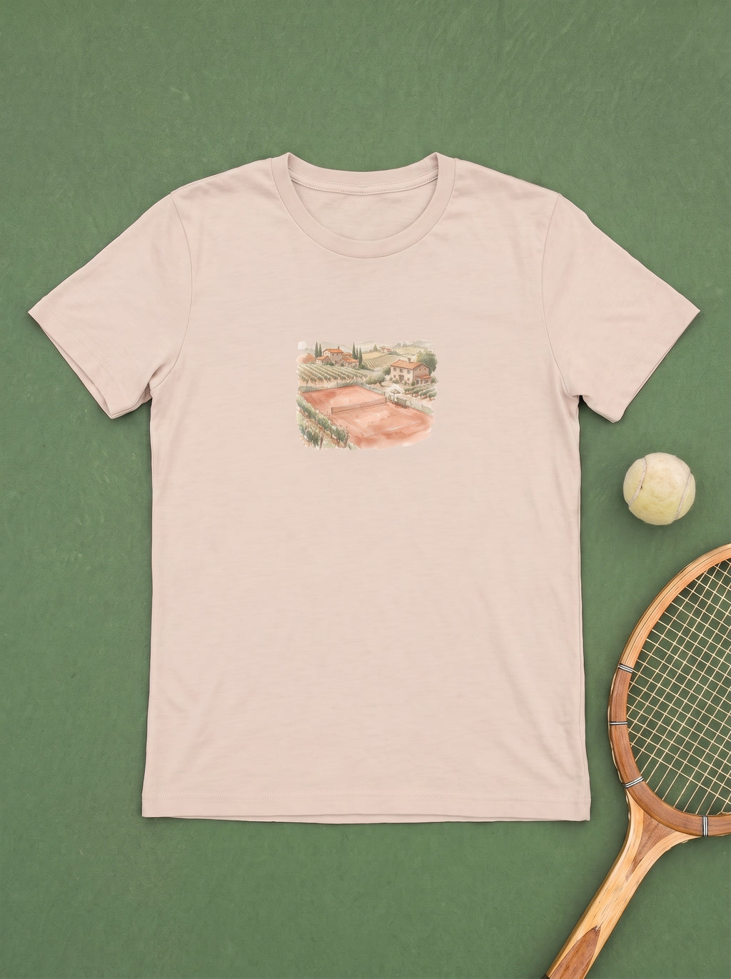 T-Shirt Französische Landschaft
