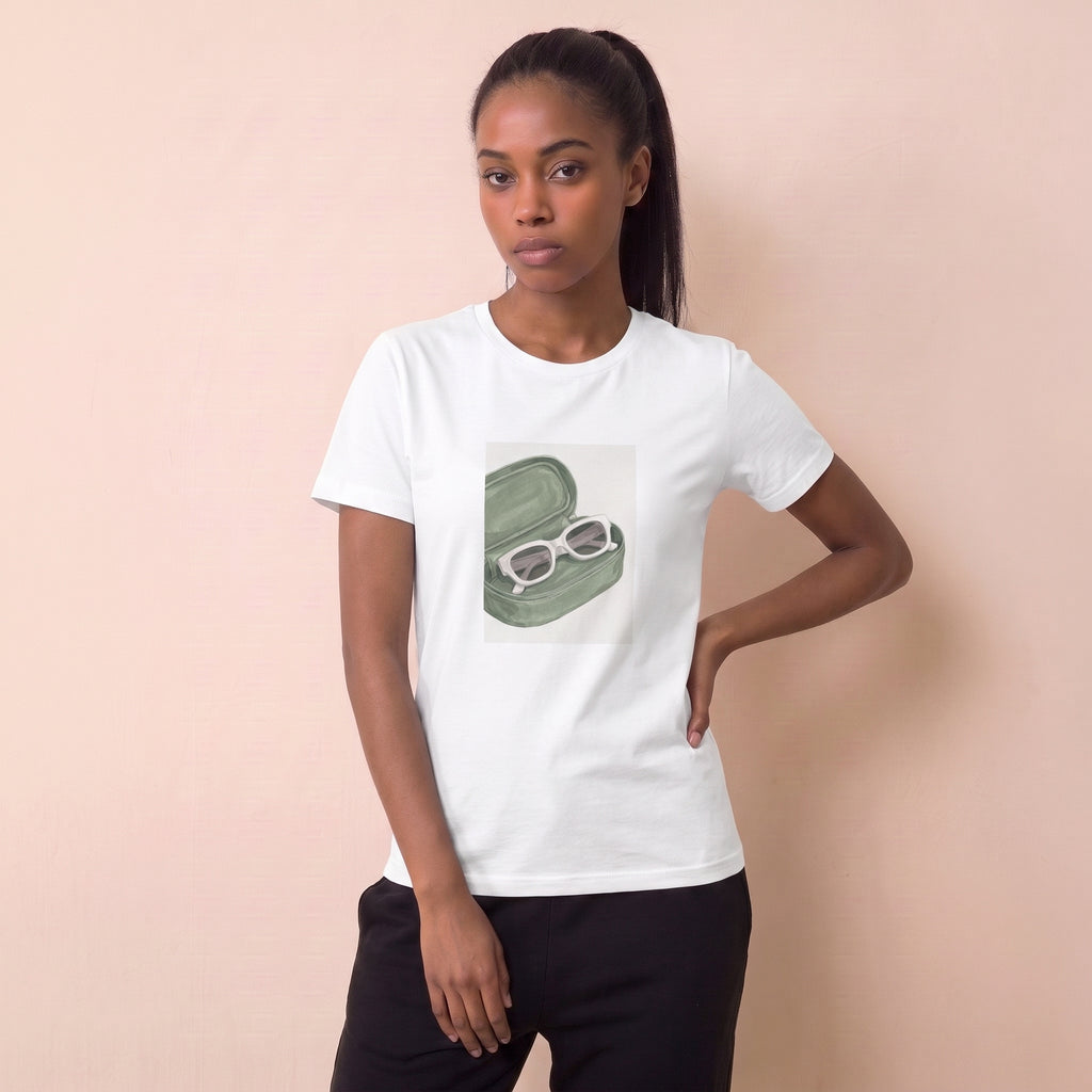 T-shirt lunettes et étui