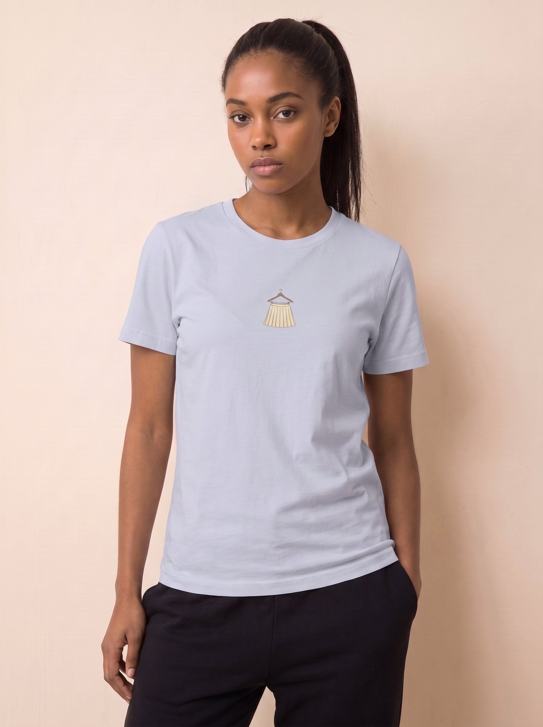 Hängendes Rock-T-Shirt