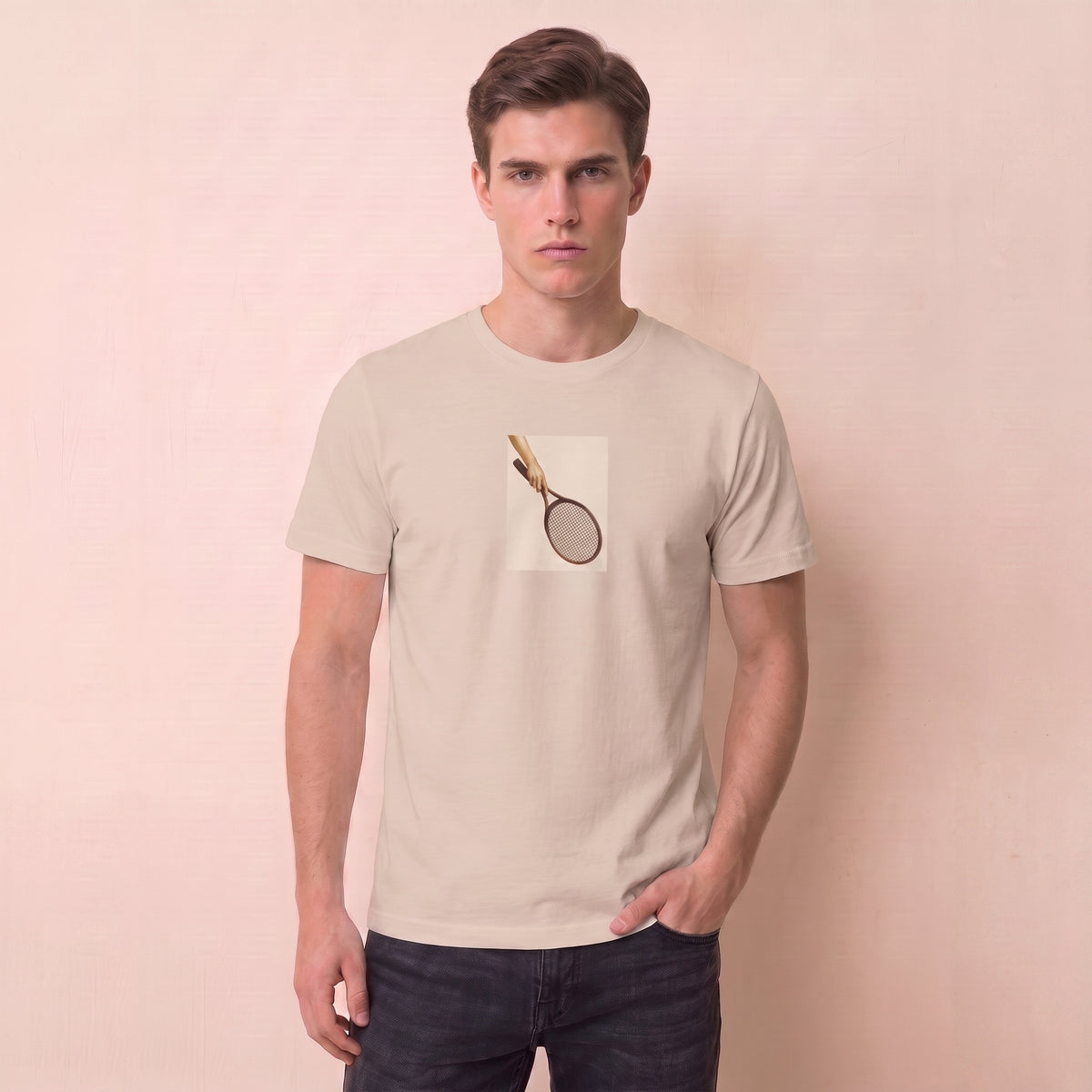 Holding the racket T-Shirt