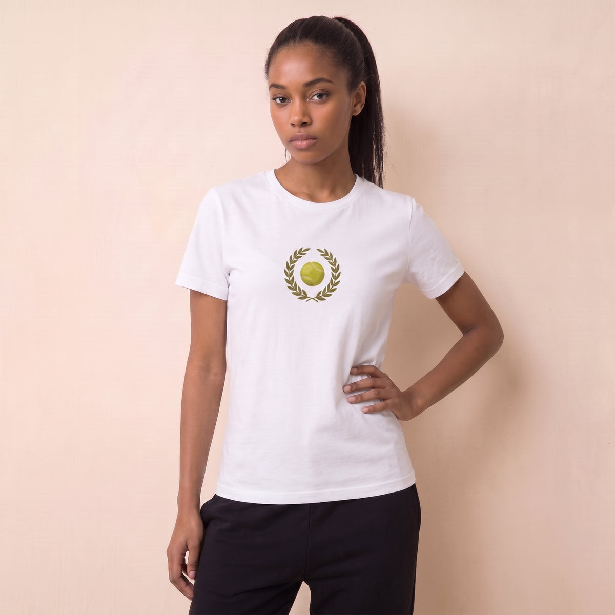 Laurel wreath tennis ball T-Shirt