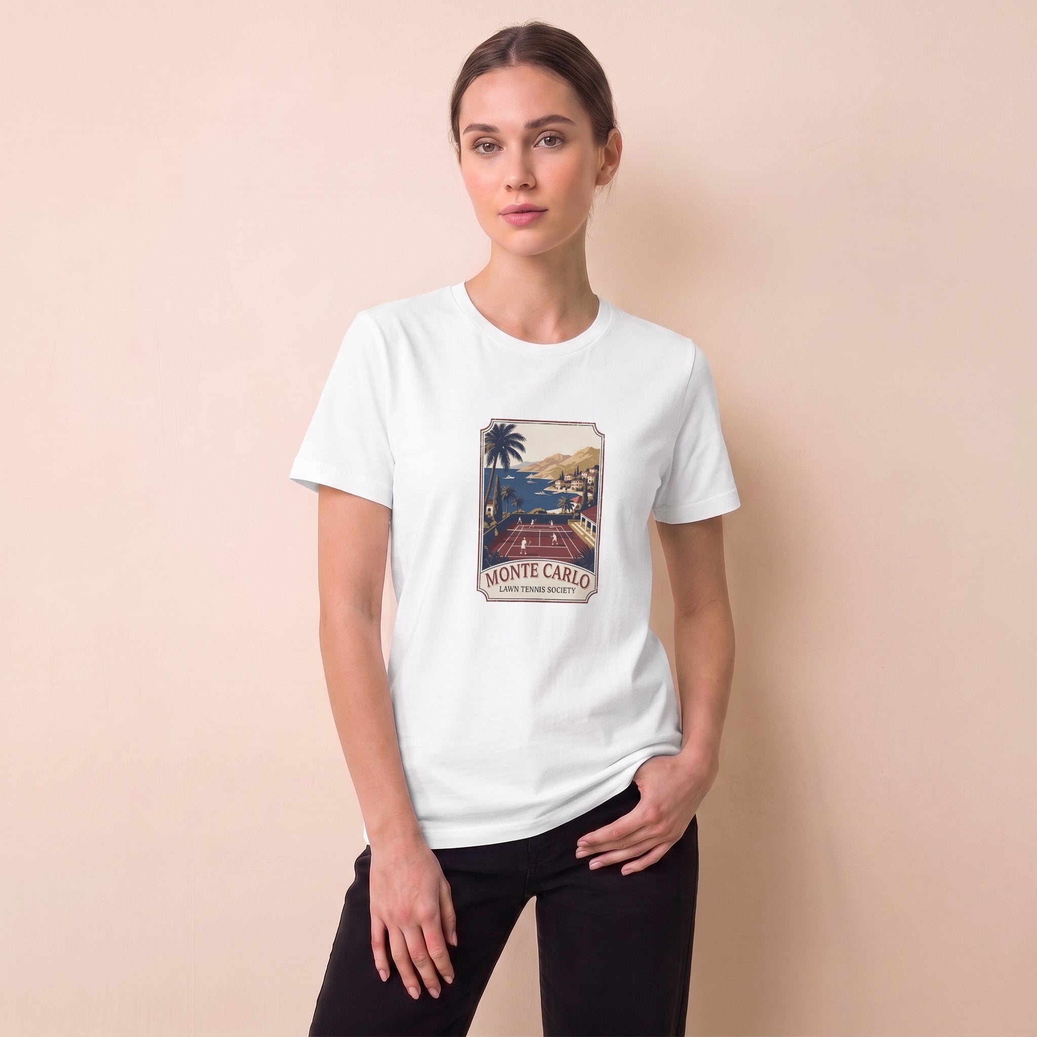 T-shirt de la Société de tennis sur gazon