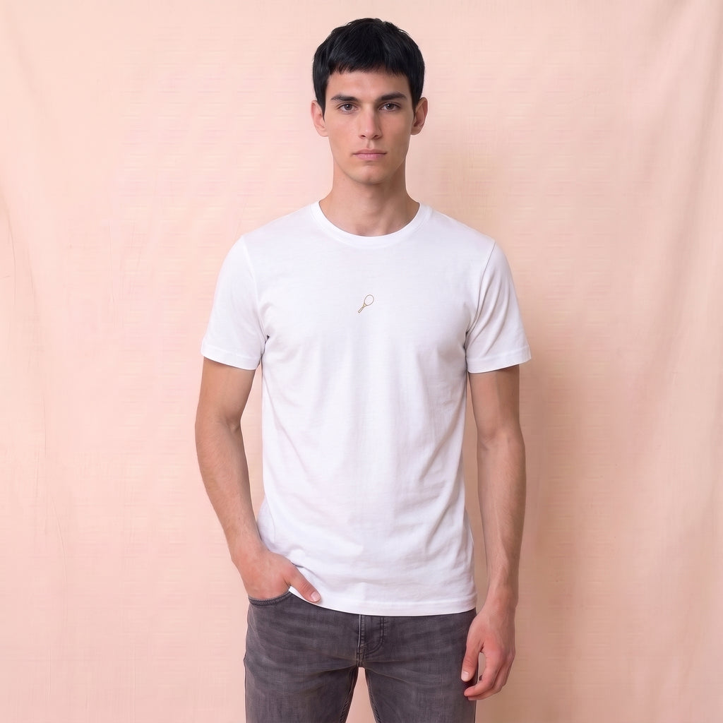 Line-art tennis racket T-Shirt