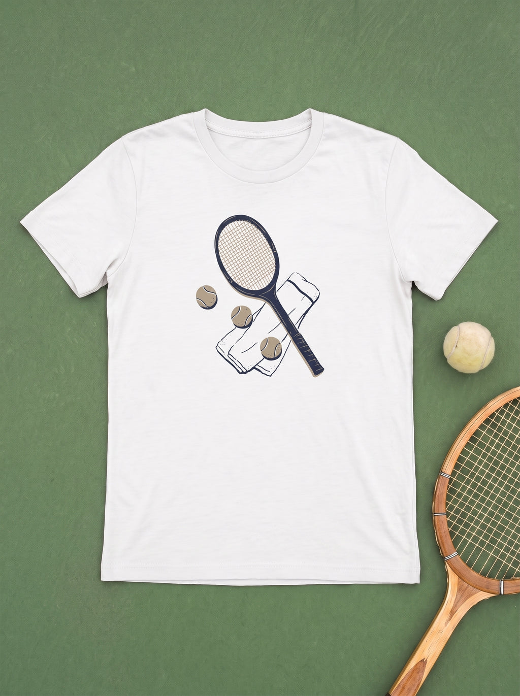 T-shirt Raquette & Serviette