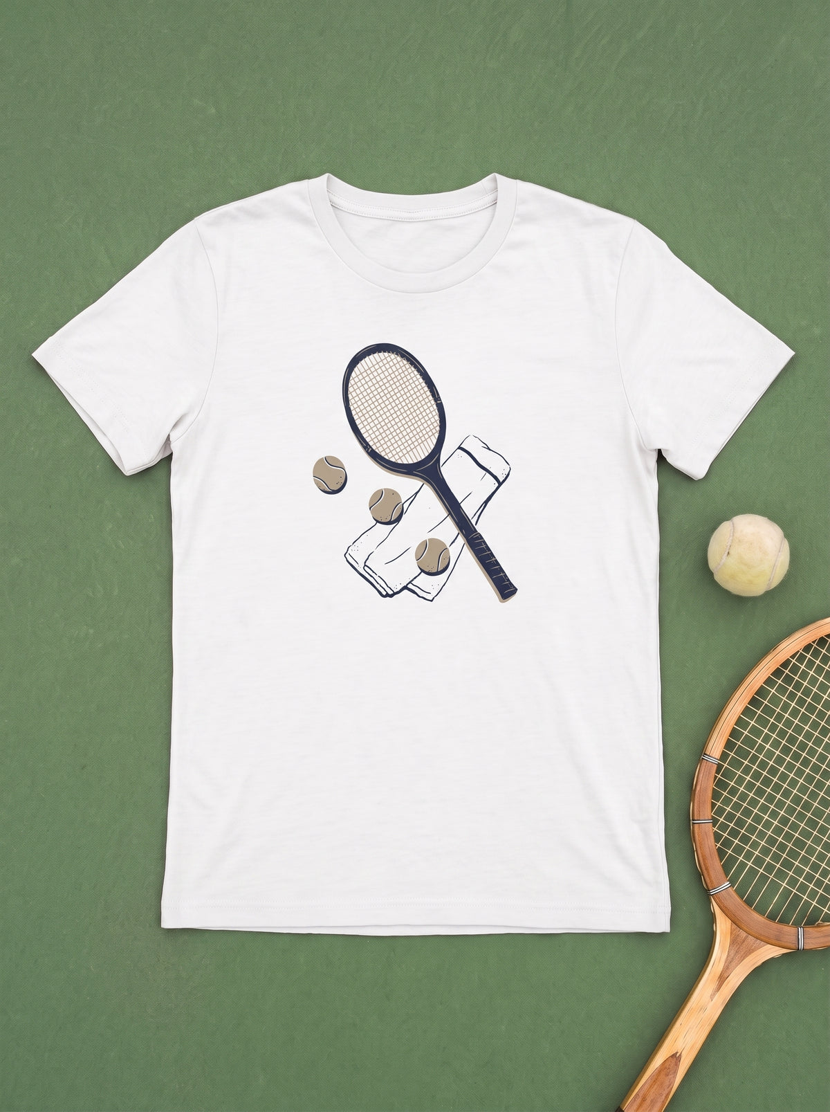 T-shirt Raquette & Serviette