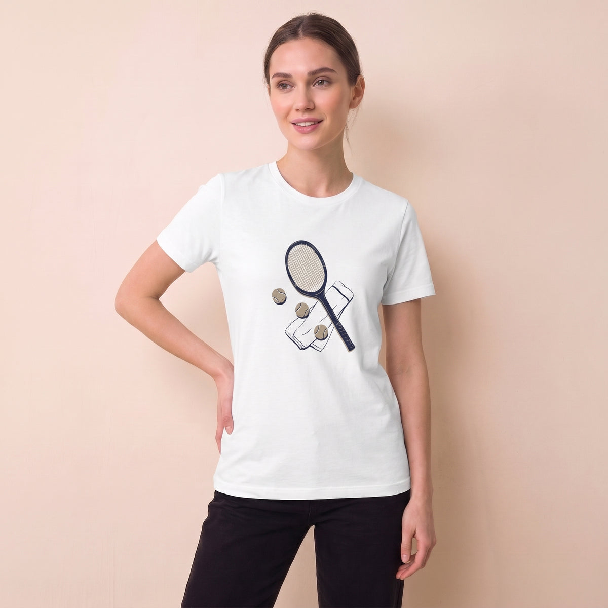 T-shirt Raquette & Serviette
