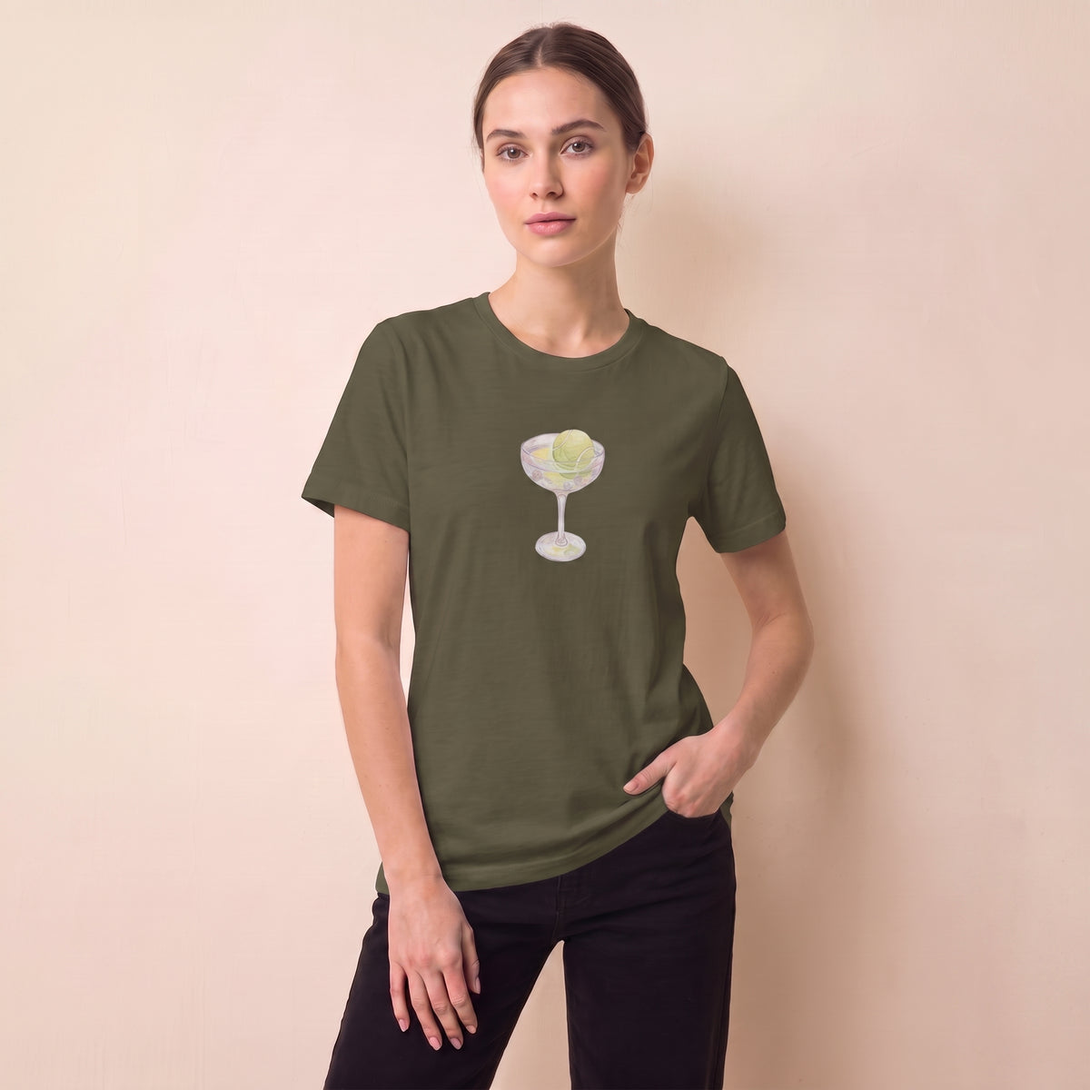 Tennis Ball Glass T-Shirt