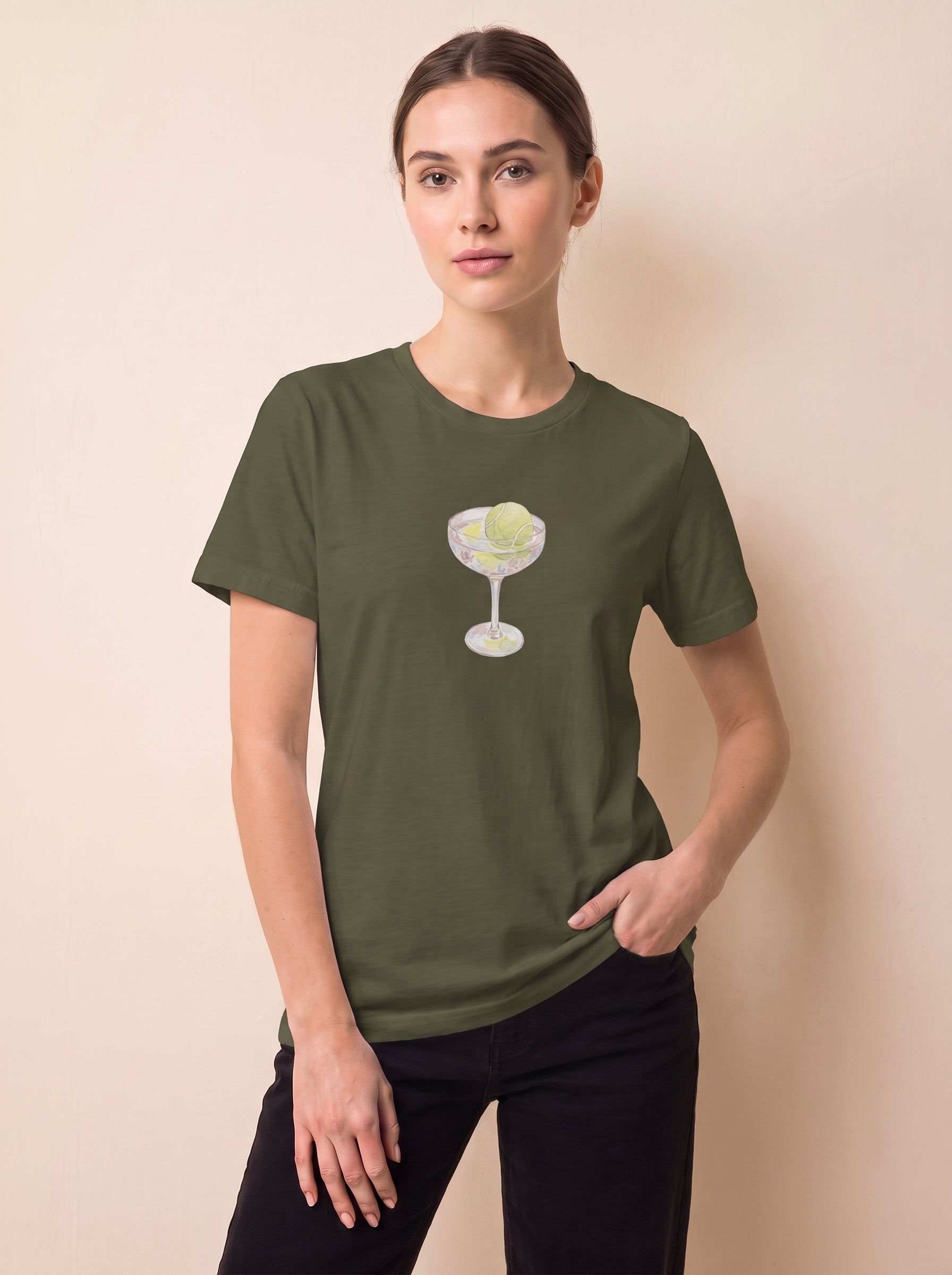 Tennis Ball Glass T-Shirt