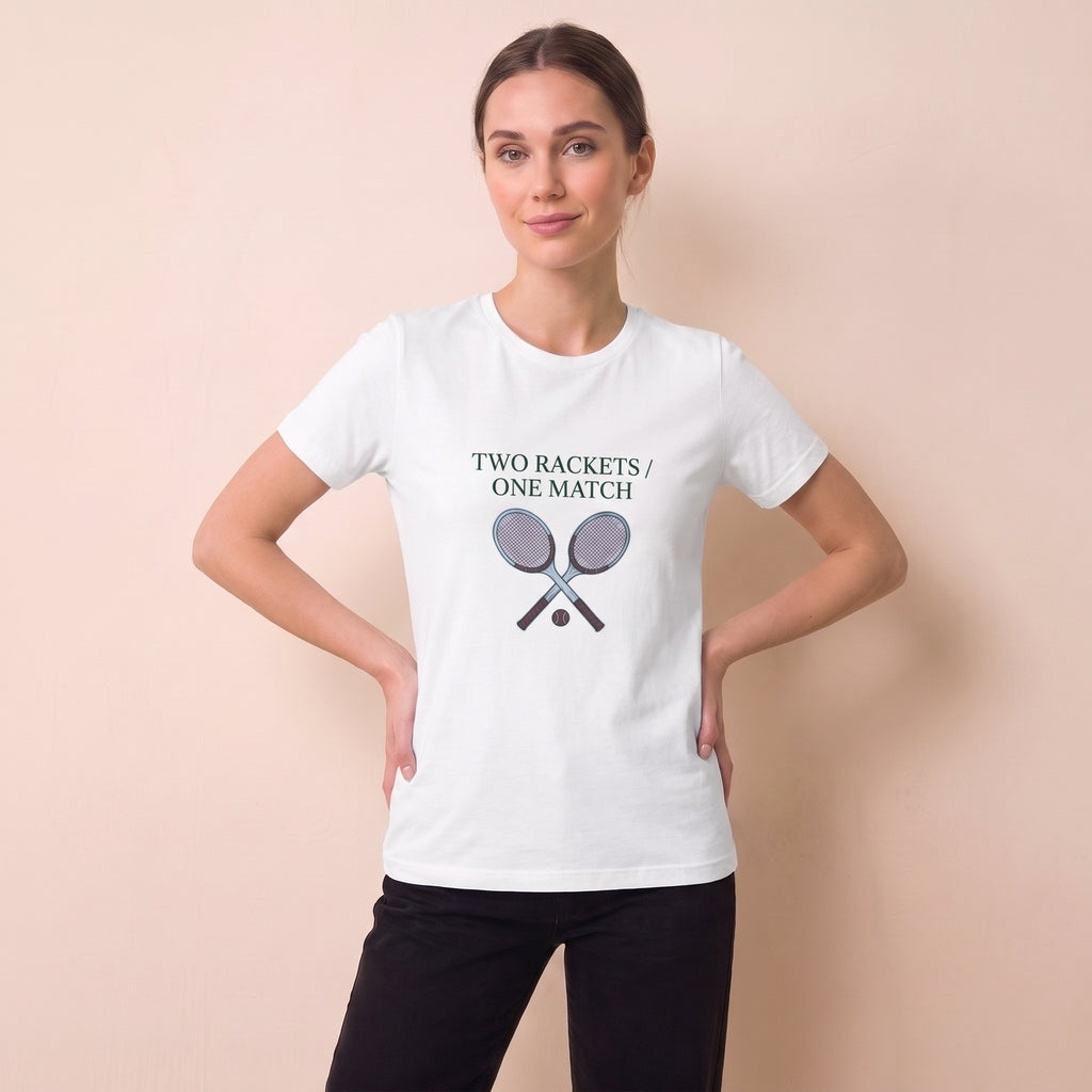 Two Rackets One Match T-Shirt