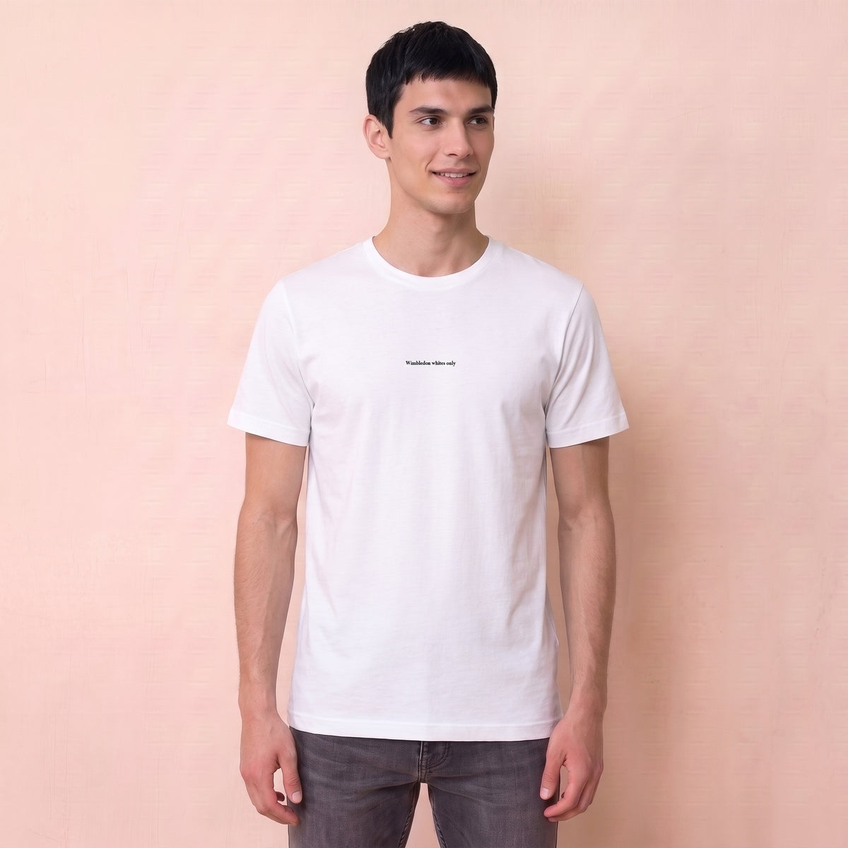 Nur Wimbledon-Weiß T-Shirt