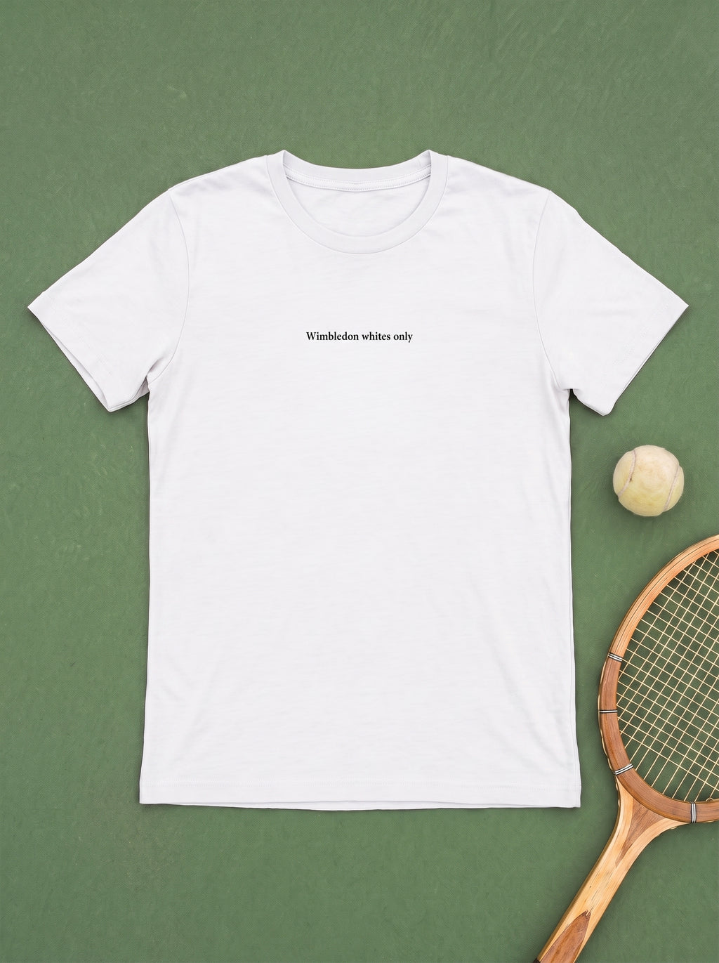 Nur Wimbledon-Weiß T-Shirt