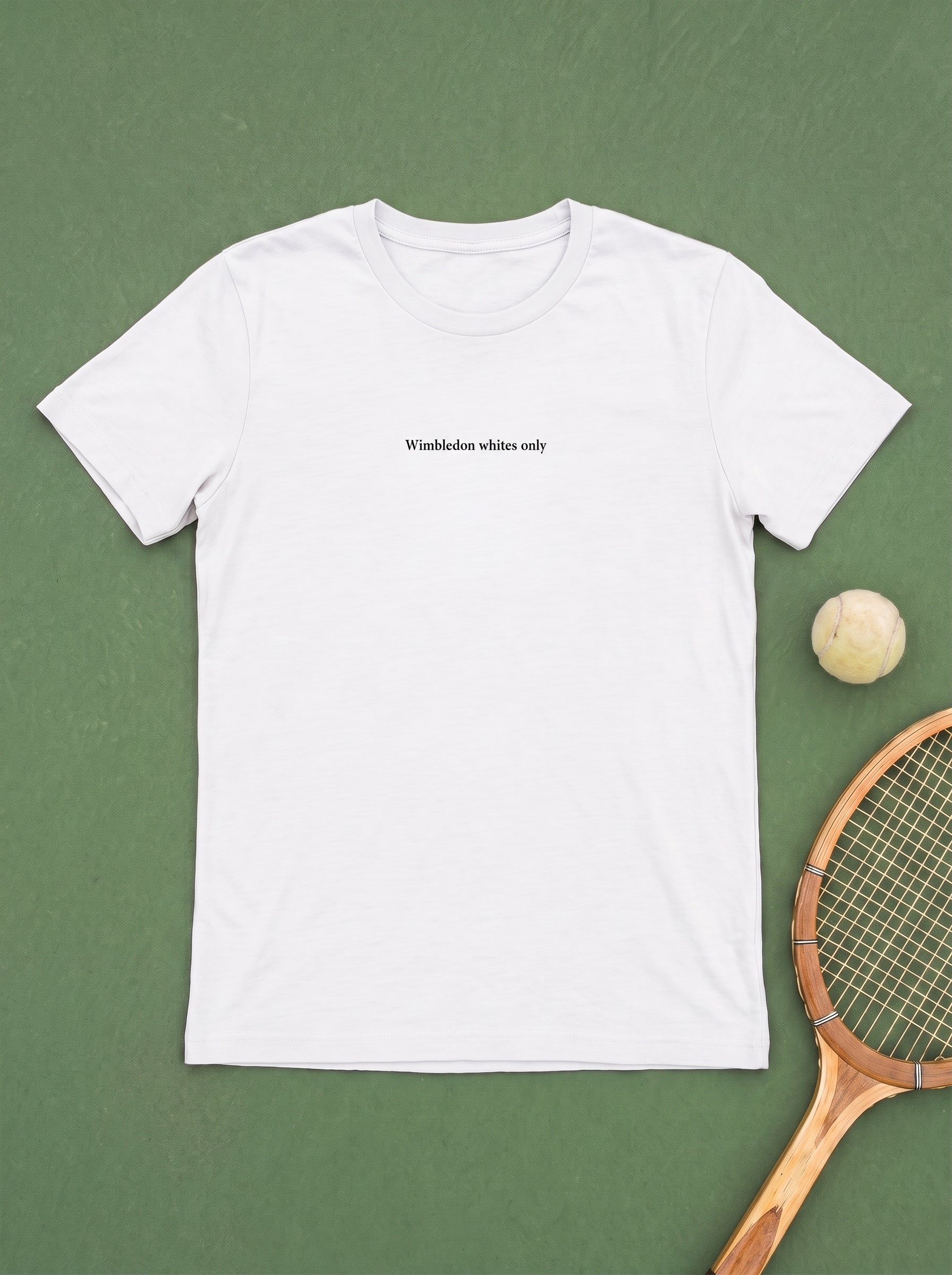 Nur Wimbledon-Weiß T-Shirt