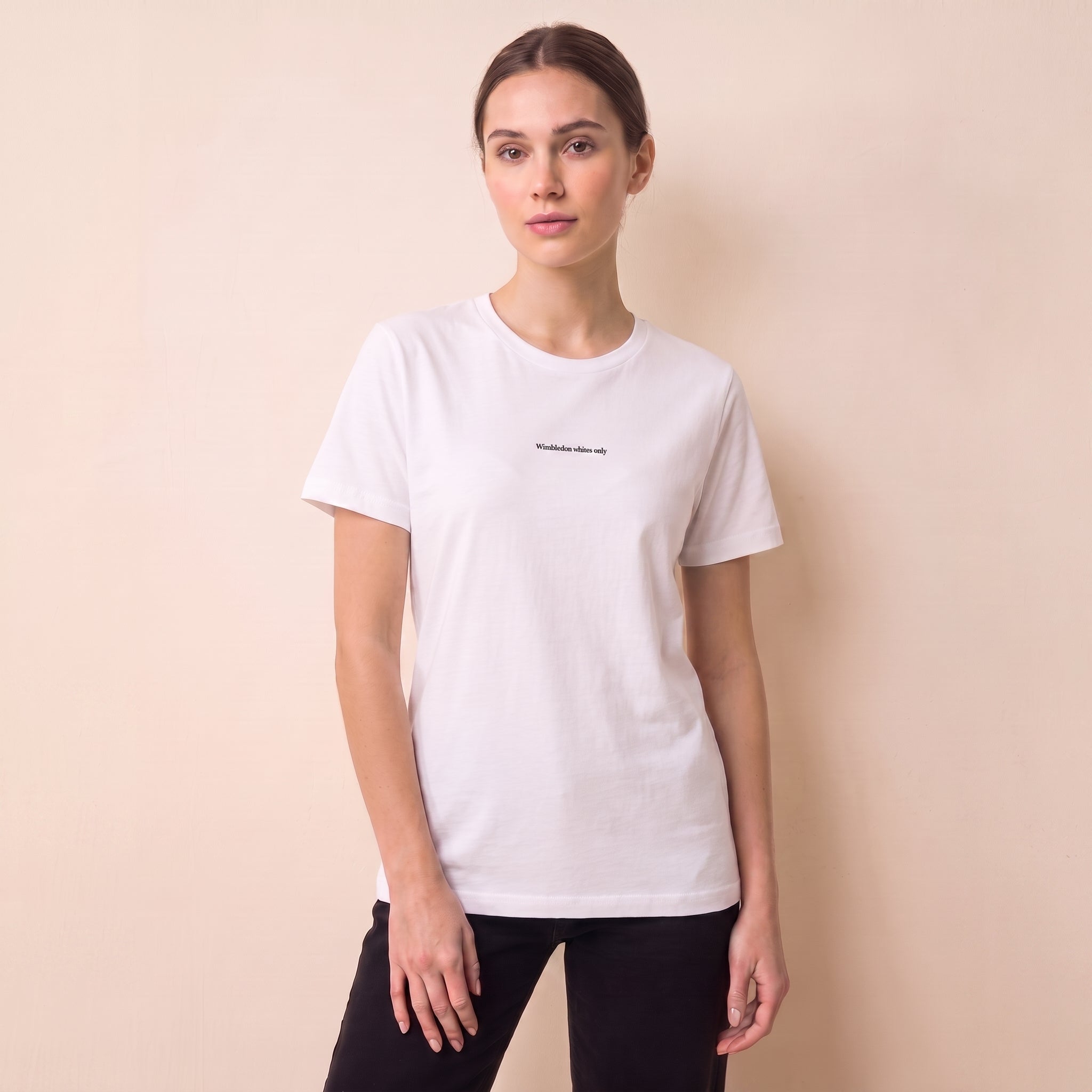 Nur Wimbledon-Weiß T-Shirt